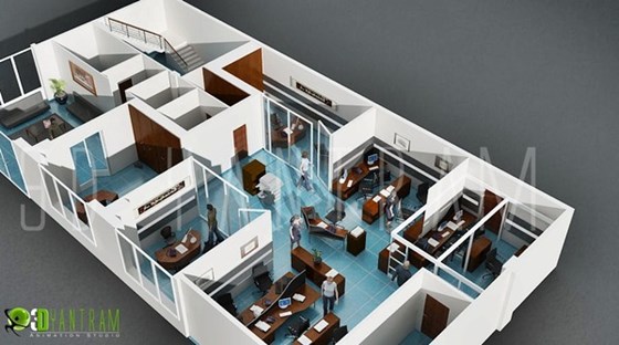 3D план этажа: 3D план этажа